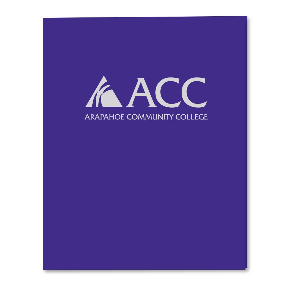 Roaring Twin Pocket Laminated Foil Portfolio 11 x 8.36