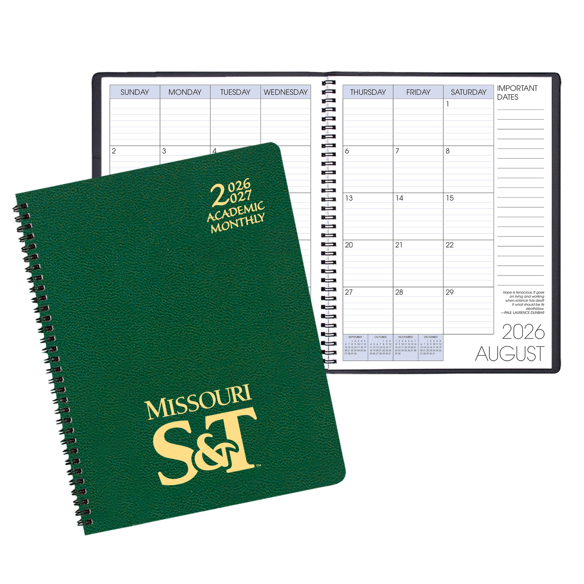 Payne '26-'27 Imprinted Academic Monthly Planner