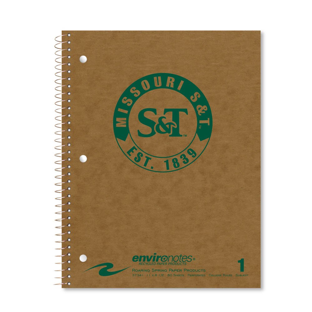 Premium 1 Subject Recycled Notebook, Classic