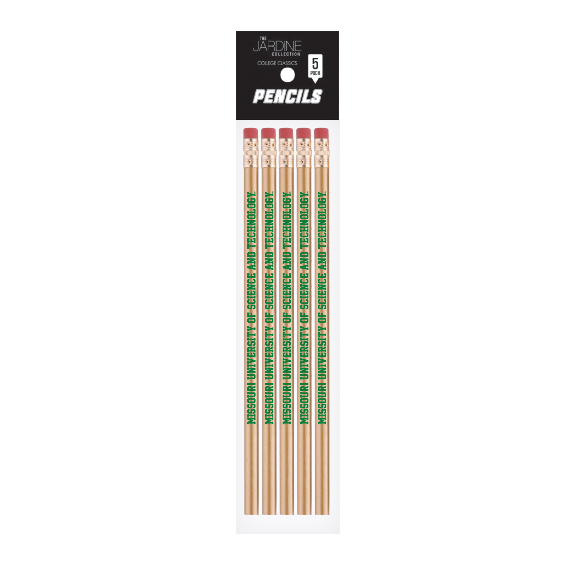 Emblematic Pencil 5pk School Name