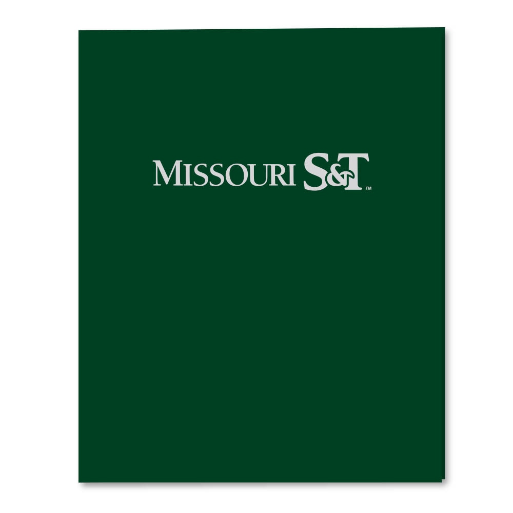 Roaring Twin Pocket Laminated Foil Portfolio 11 x 8.36