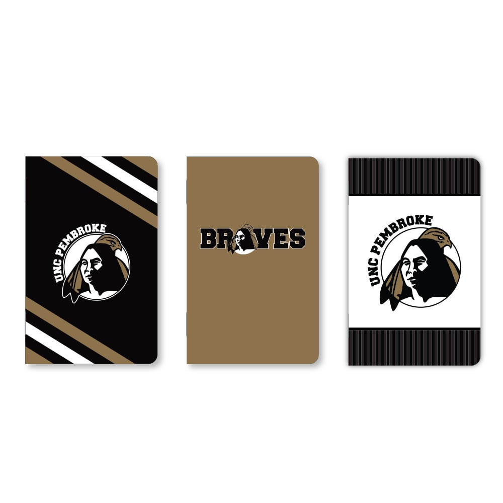Set of 3 School Spirit Pocket Sized Mini Notebooks