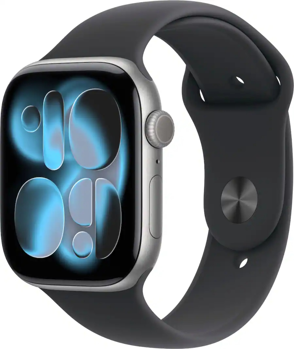 Apple Watch Series 11 GPS 46mm Space Gray Aluminum Case with Black Sport Band - M/L (Demo)