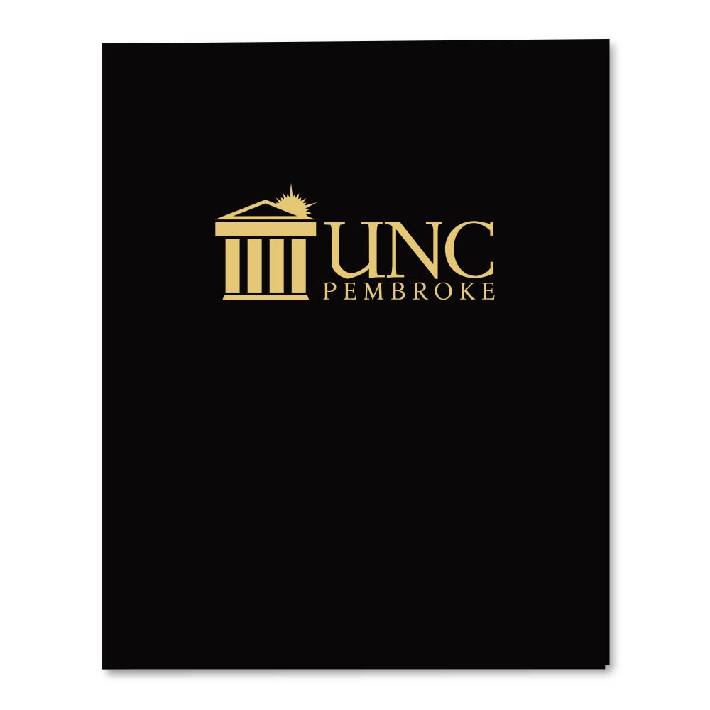 Roaring Twin Pocket Laminated Foil Portfolio 11 x 8.36