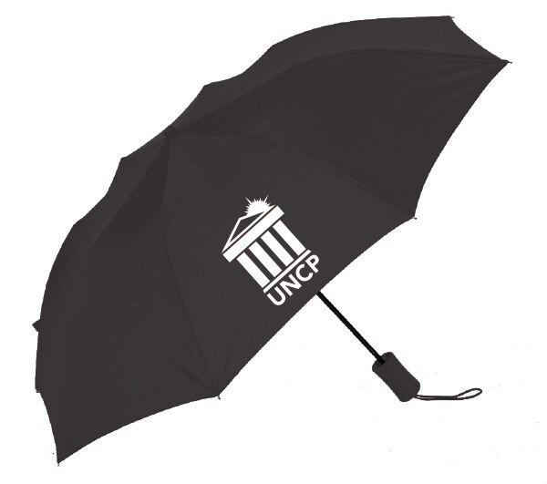 "The Victory" Solid Emblematic Umbrella Automatic Folding 42" Coverage