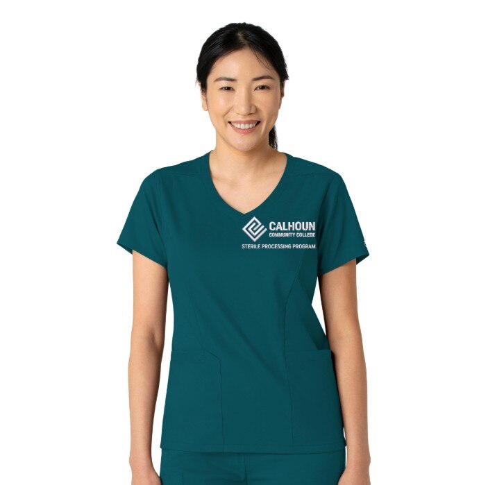 Wink Boundless Women's 2 Pocket V-Neck Top 6251CAL2