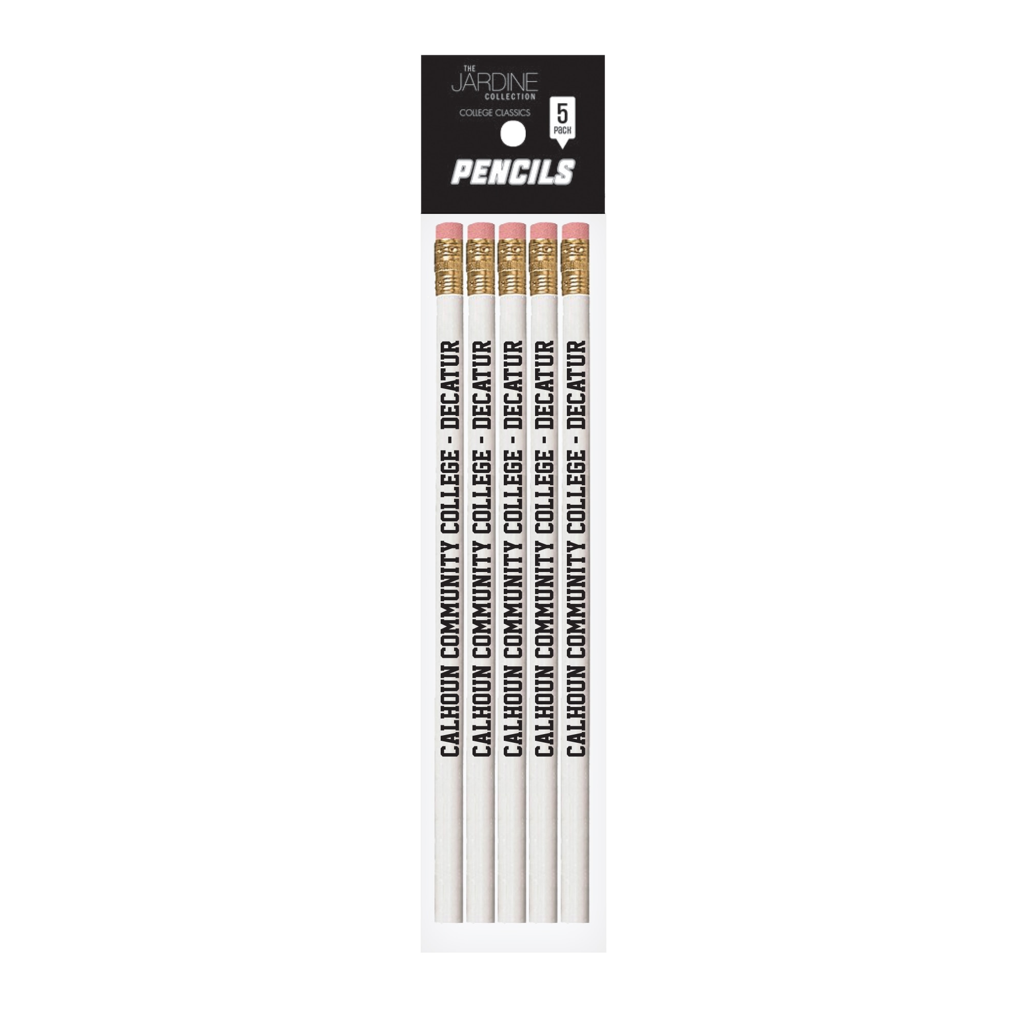 Emblematic Pencil 5pk School Name
