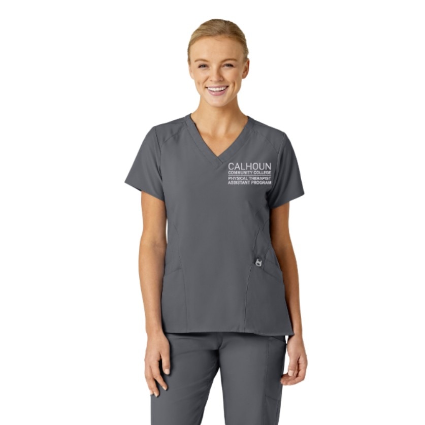 Wink W123 Women's Stylized V-Neck Top 6155CAL1