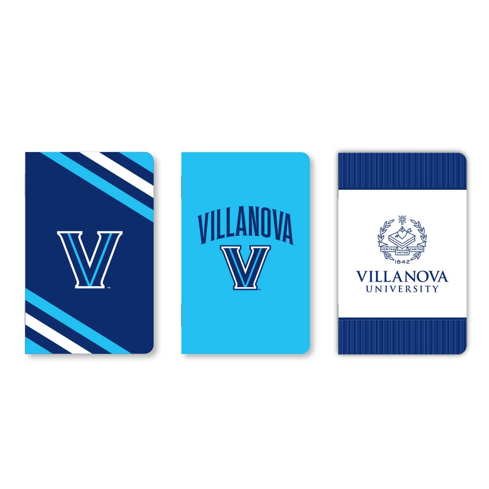 Set of 3 School Spirit Pocket Sized Mini Notebooks