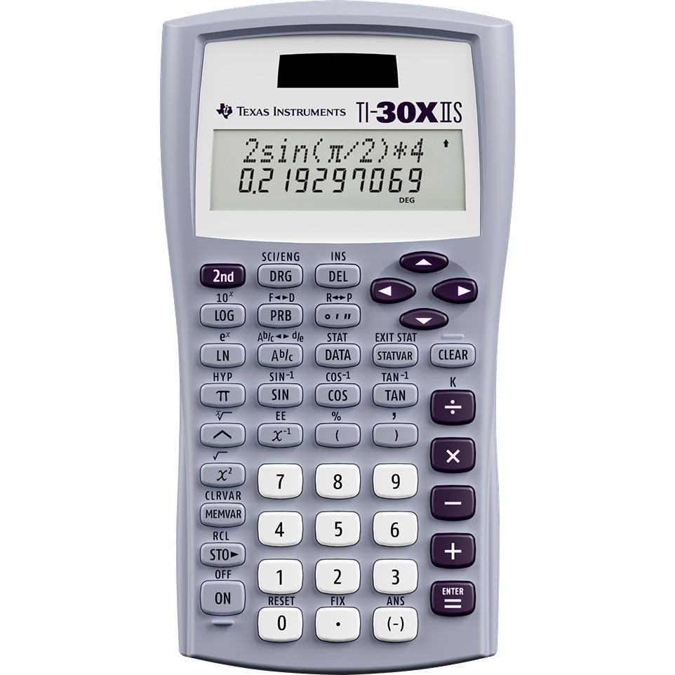 TI 30XIIS Scientific Calculator 1Pk BP Lavender Limits