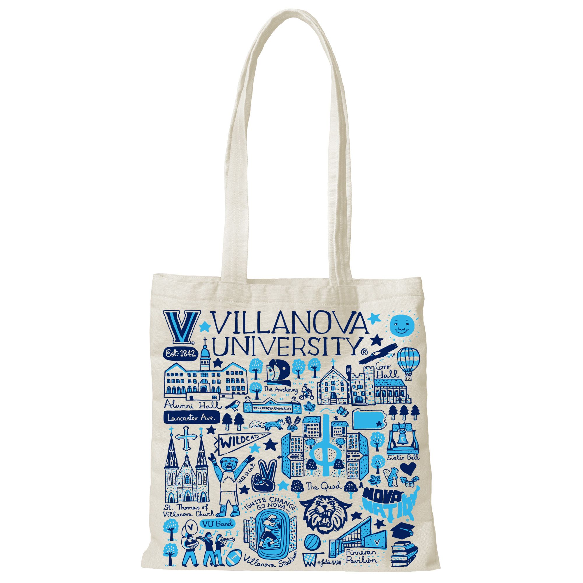 Villanova Julia Gash Canvas Tote