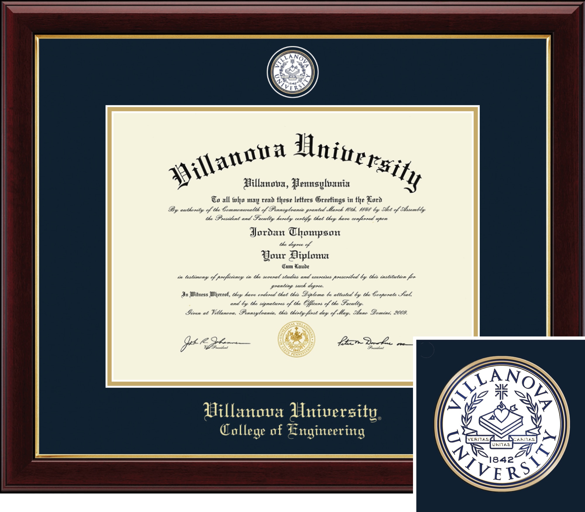 Church Hill Classics Masterpiece Engineering Diploma Frame