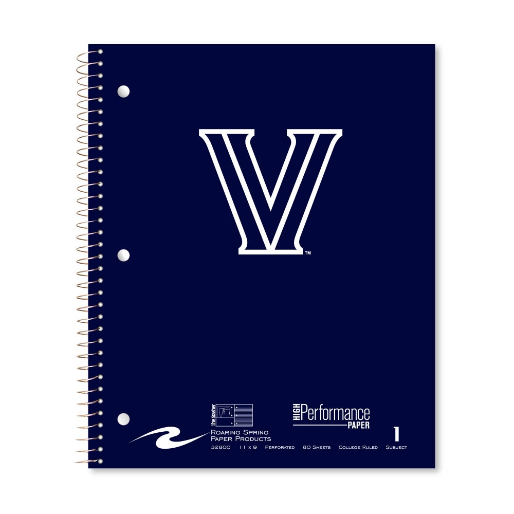 Roaring Premium 1 Subject Notebook, 8.5x11 College Ruled 20lb Paper, Pressboard Foil Cover