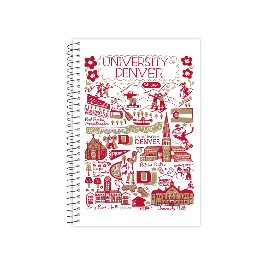 Emblematic Julia Gash One Subject College Ruled Journal