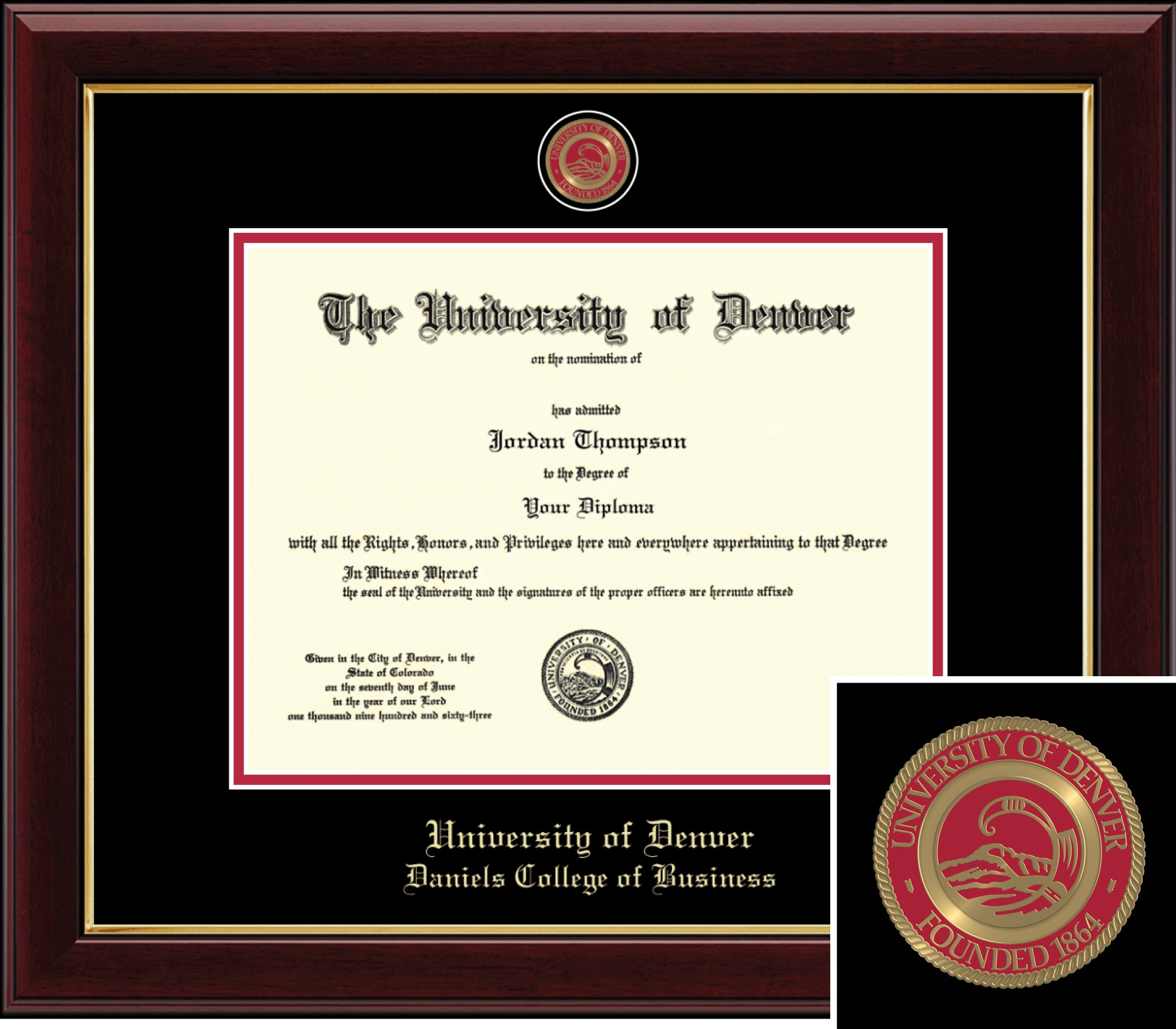 Church Hill Classics Masterpiece 8 5x11 Business Diploma Frame