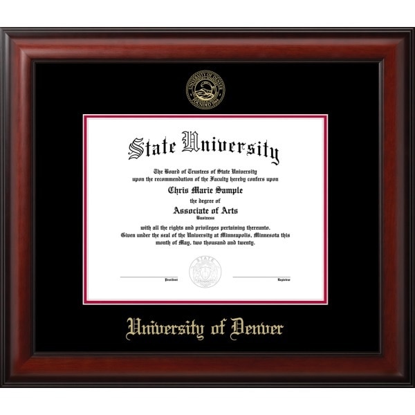 Jostens Meridian Mahogany Foil Black Crimson