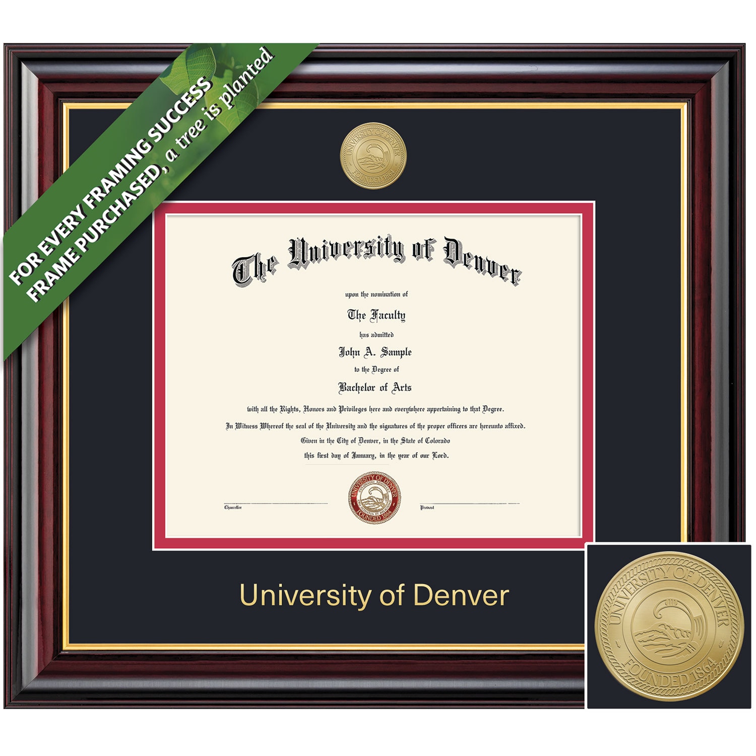 Framing Success 11 x 14 Windsor Gold Medallion Law Upgrade Bachelors Masters MBA Diploma Frame