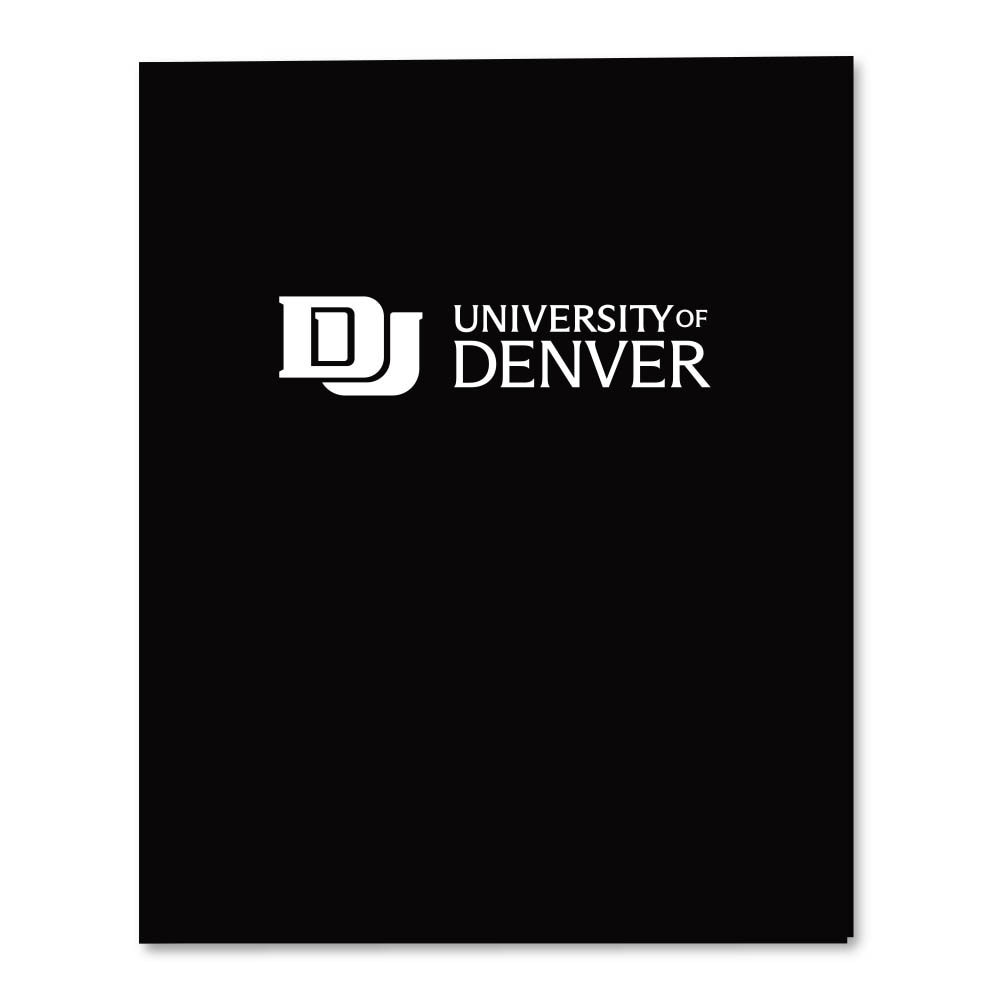 Roaring Twin Pocket Laminated Foil Portfolio 11 x 8.36
