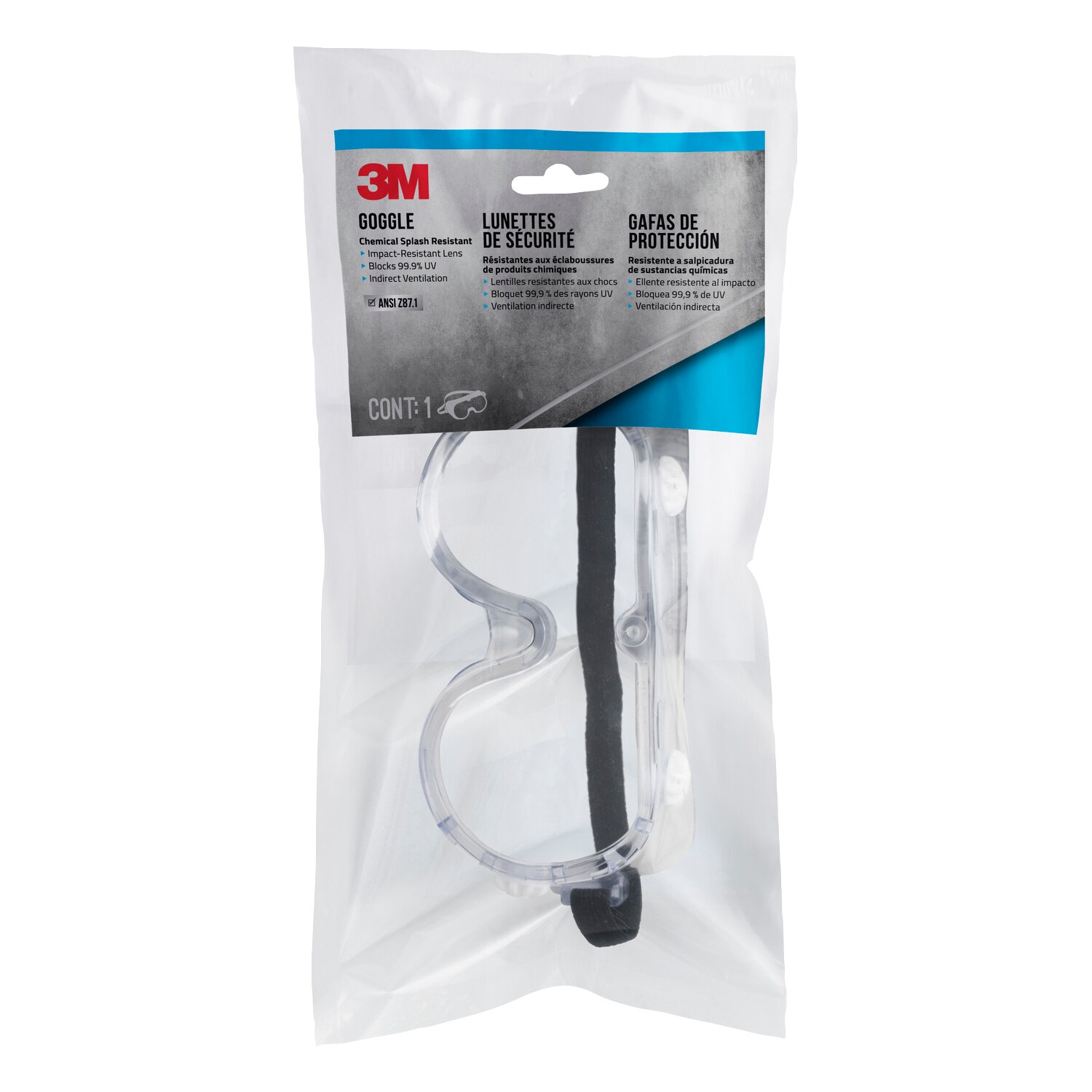 Tekk Chem Splash Goggles