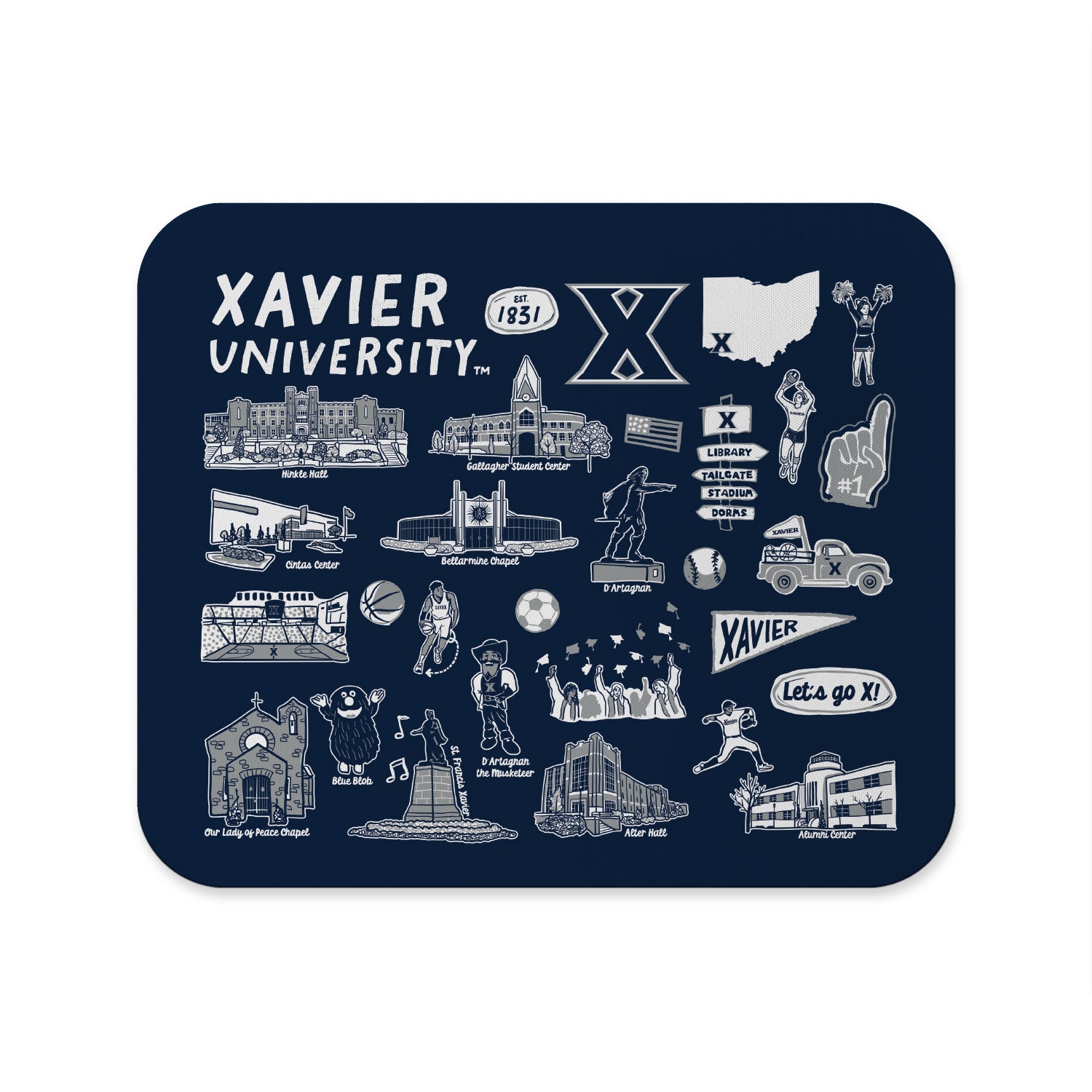 Jardine Impressions 1/8" Mousepad
