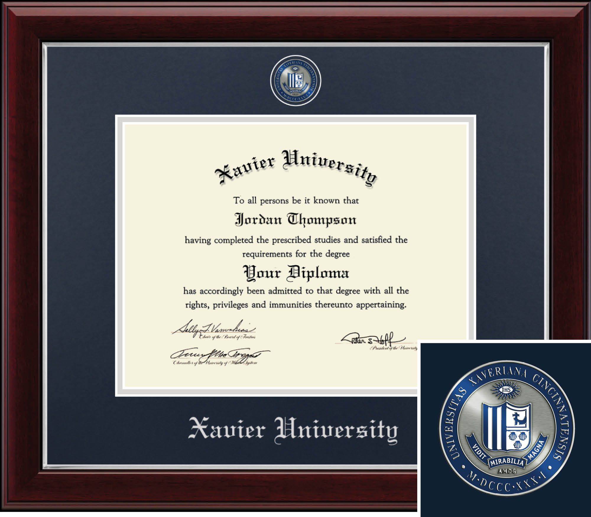 Church Hill Classics Masterpiece 8.5x11 Cherry Diploma Frame