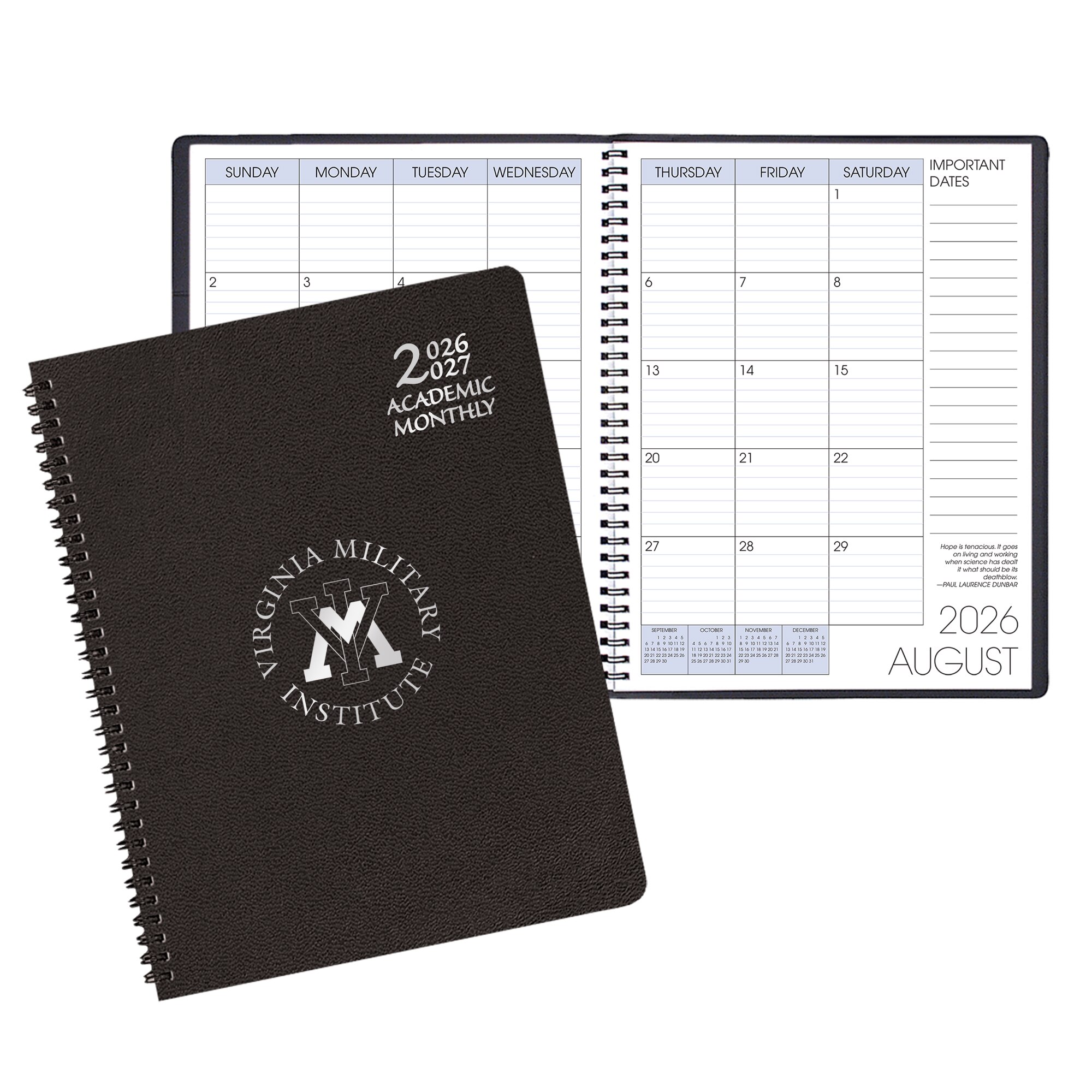 Payne '26-'27 Imprinted Academic Monthly Planner
