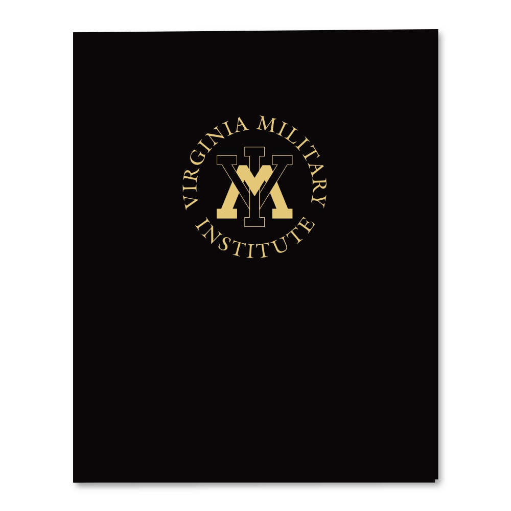 Roaring Twin Pocket Laminated Foil Portfolio 11 x 8.36