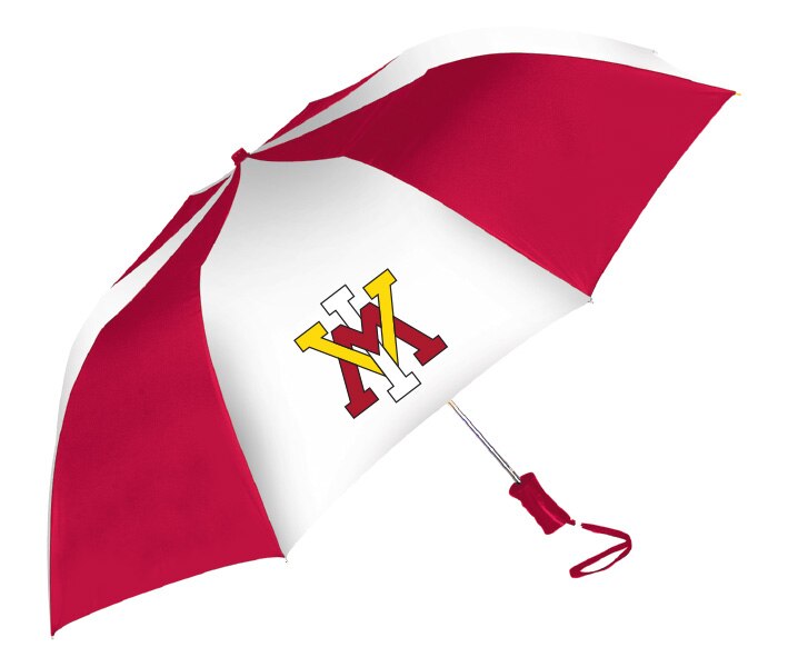 "The Sport" 2-Tone Emblematic Umbrella Automatic Folding 48" Coverage