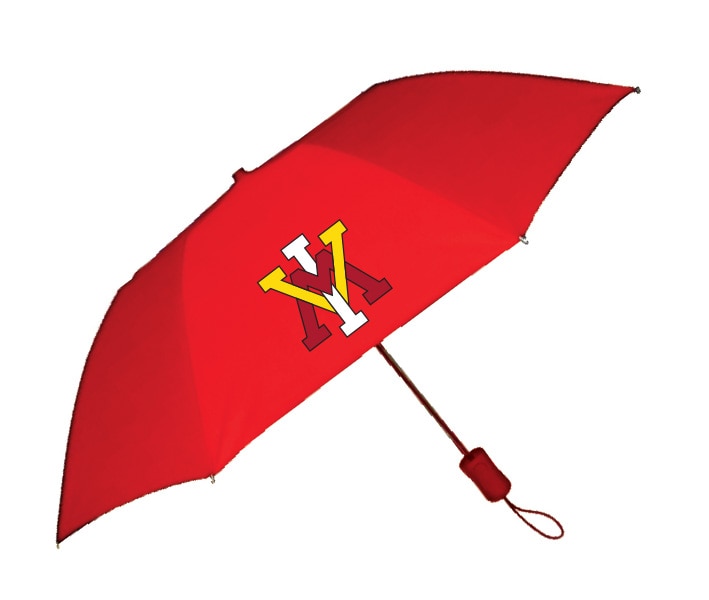 "The Victory" Solid Emblematic Umbrella Automatic Folding 42" Coverage