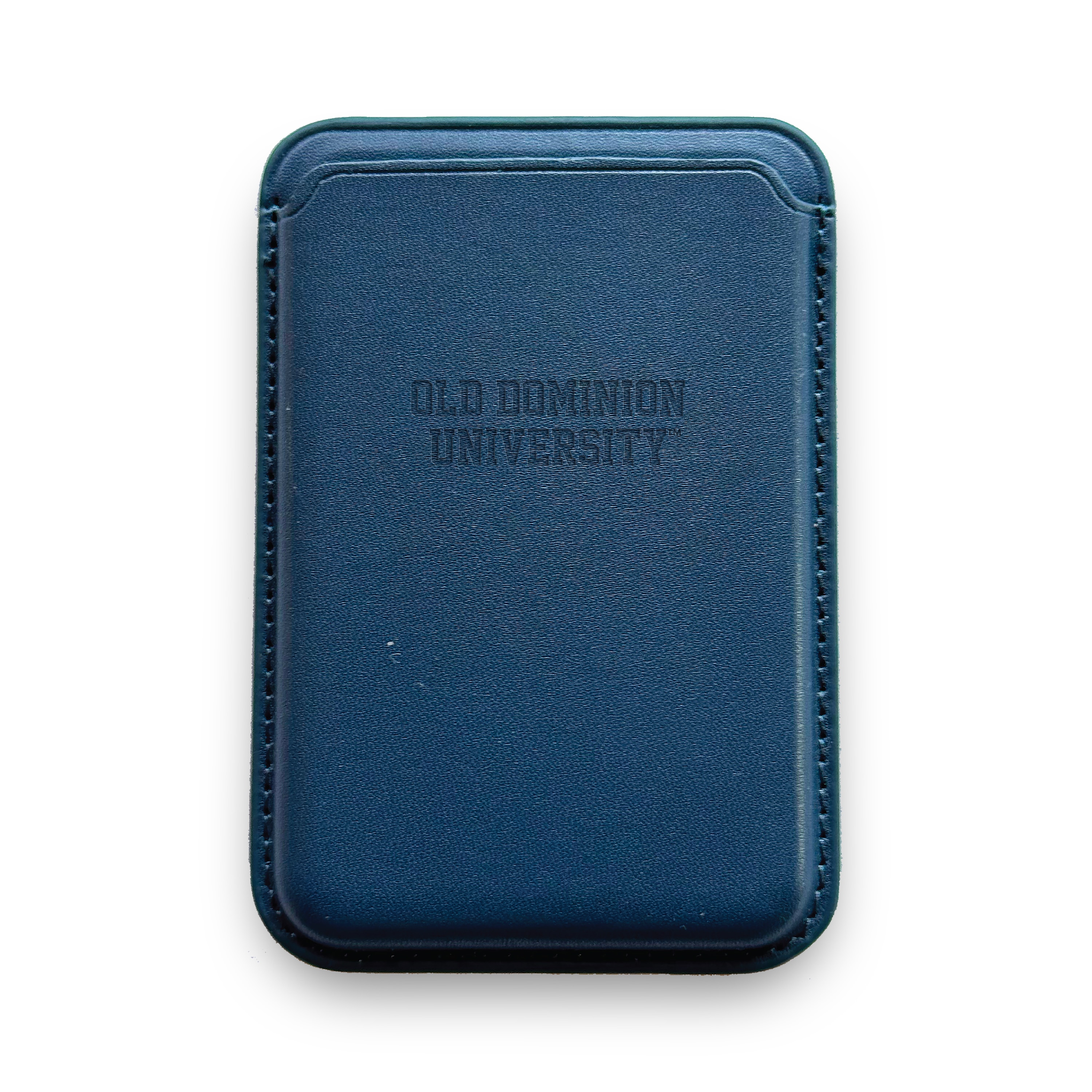 Monaco Leather Cellphone ID wallet with MagSafe Navy