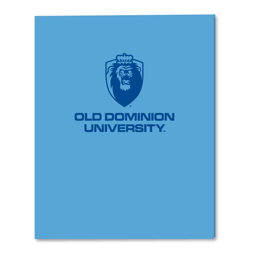 Roaring Twin Pocket Laminated Foil Portfolio 11 x 8.52