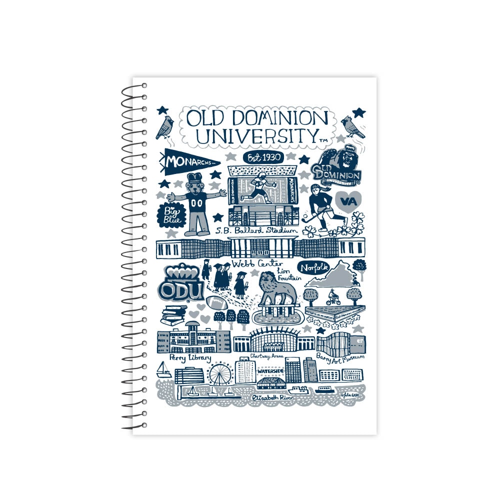 Emblematic Julia Gash One Subject College Ruled Journal