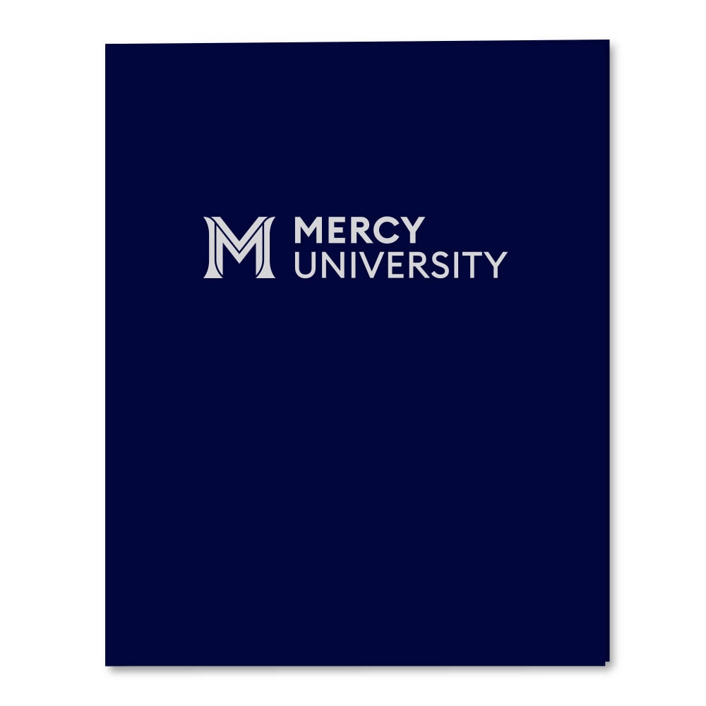 Roaring Twin Pocket Laminated Foil Portfolio 11 x 8.36