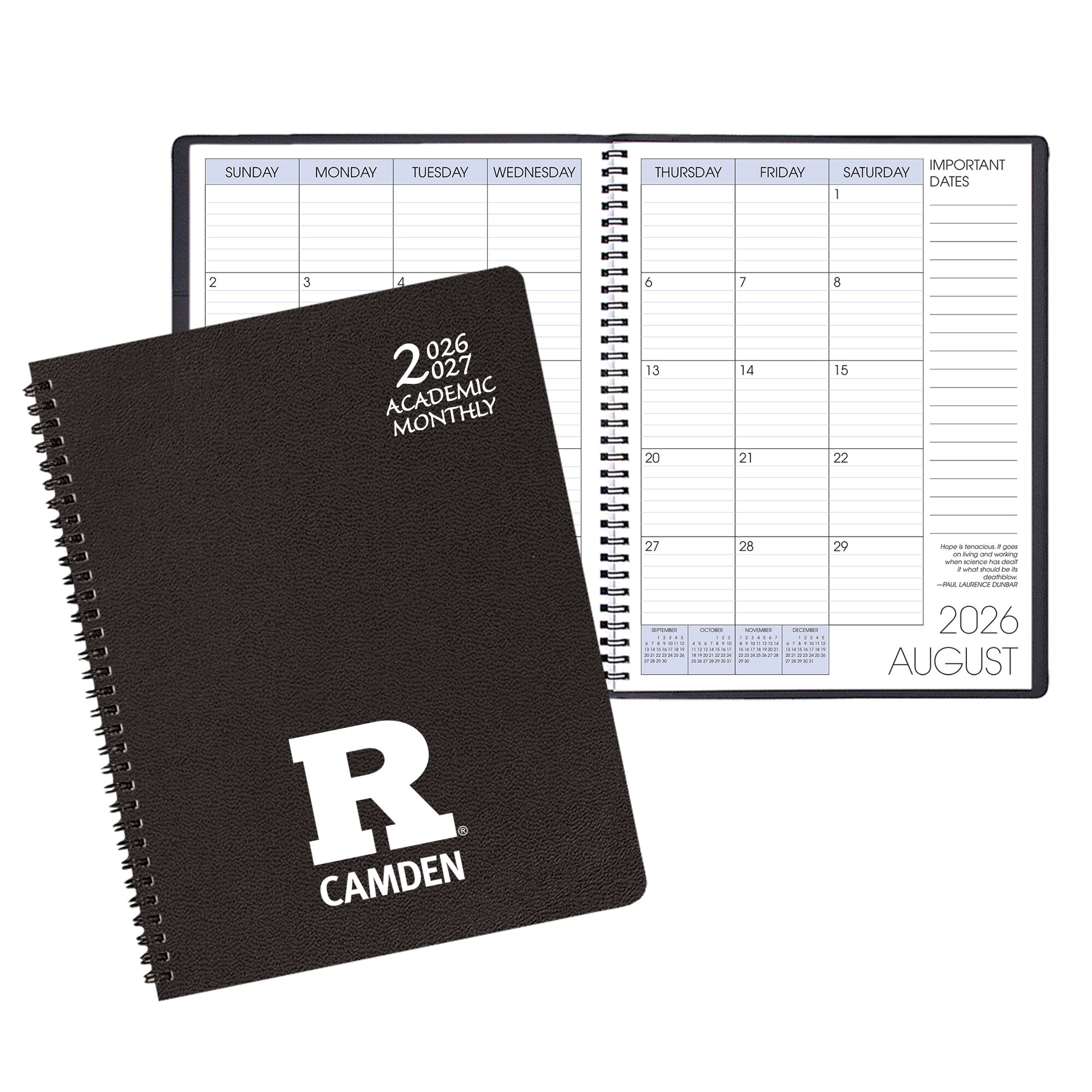 Payne '26-'27 Imprinted Academic Monthly Planner