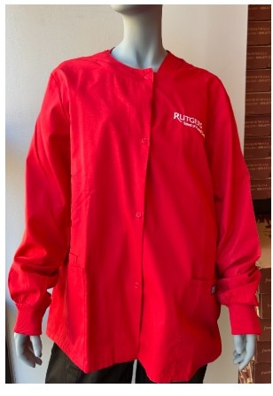 Red Embroidery L Chest