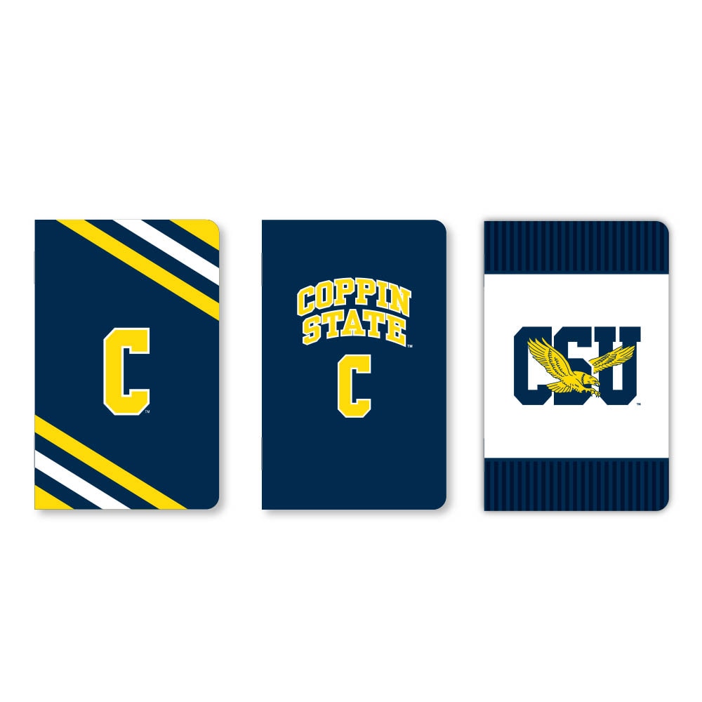 Set of 3 School Spirit Pocket Sized Mini Notebooks