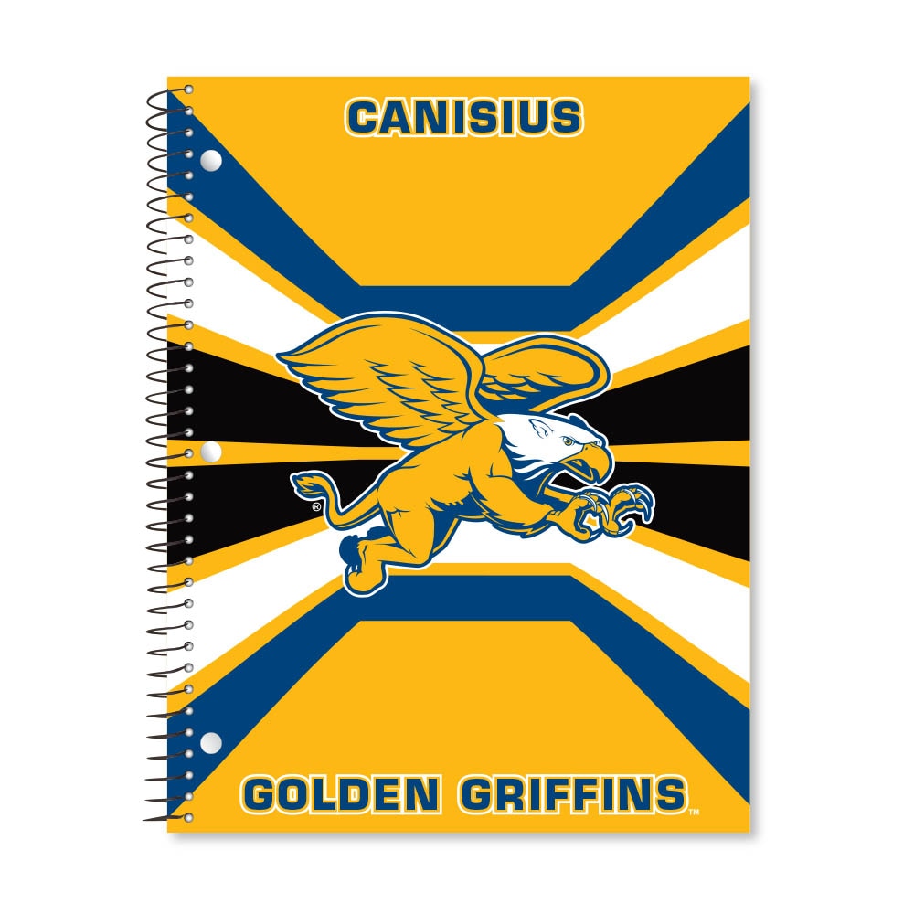 Digi Color Warp 1 Subject 11"x8.5" 70 Count College Ruled Spiral Notebook