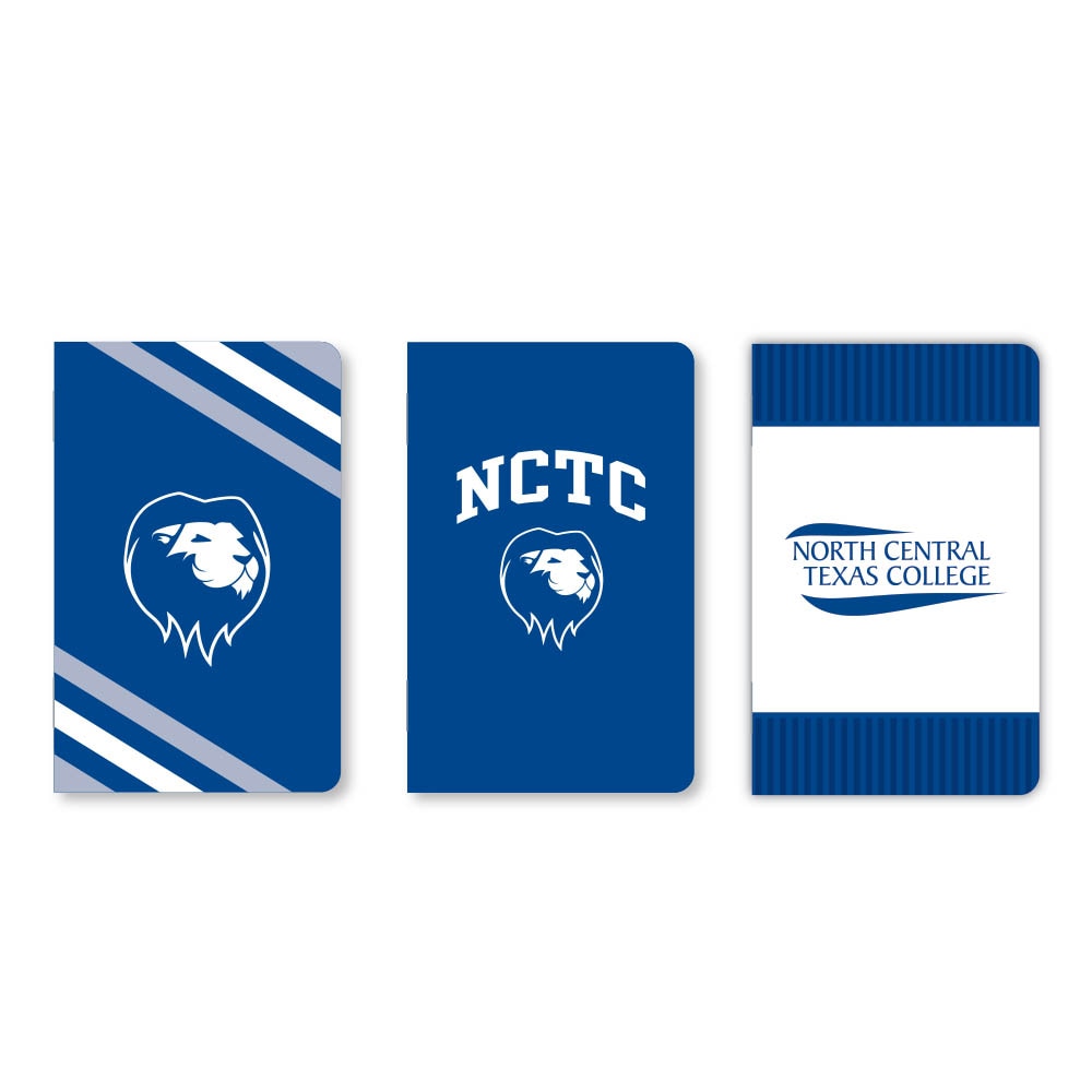 Set of 3 School Spirit Pocket Sized Mini Notebooks