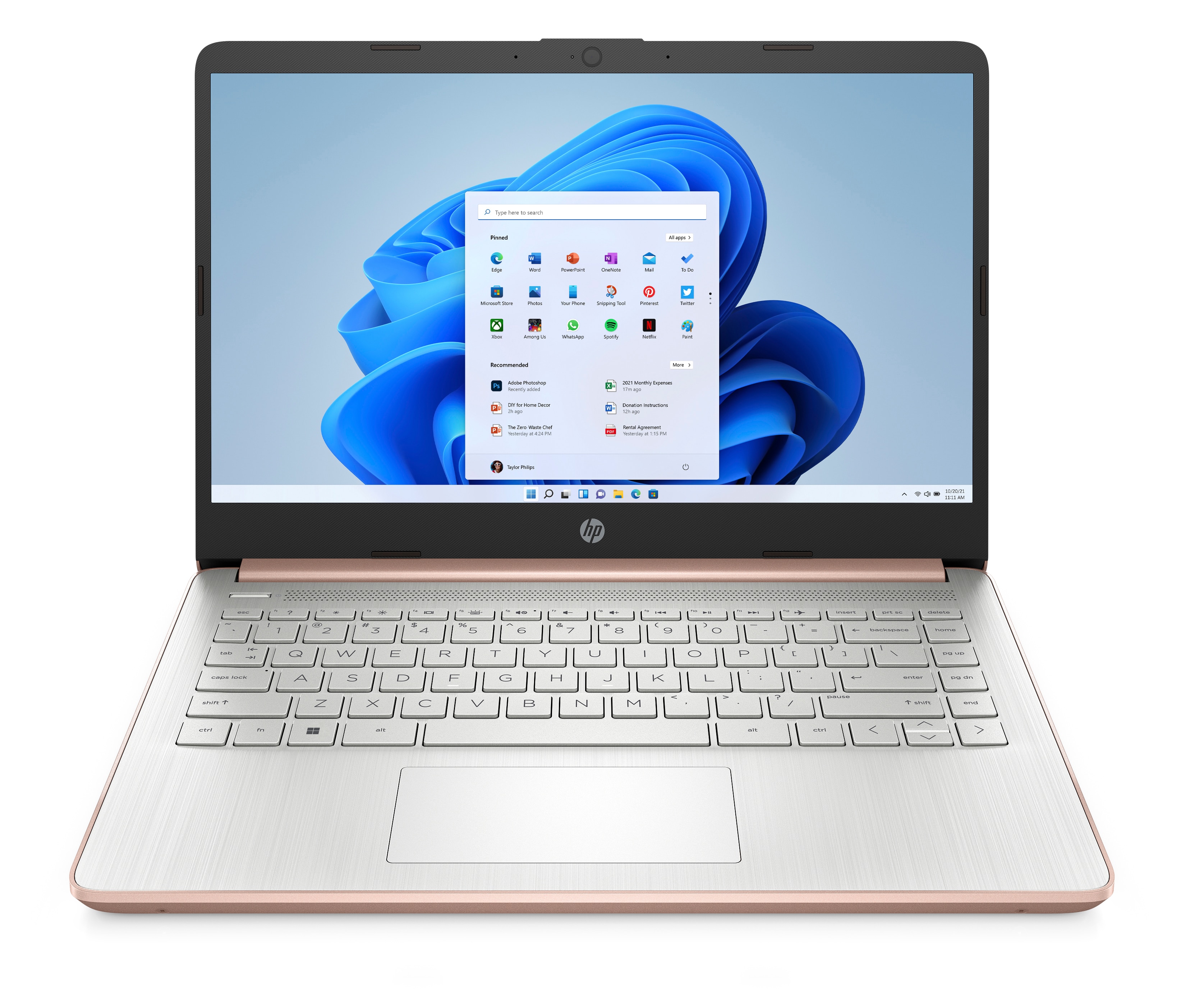 HP 14" Celeron N4500 Dual w/CoPilot 4GB Memory/64GB SSD Win11H Notebook