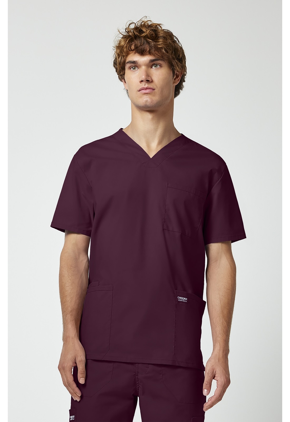 WW695 Men's Scrub Top