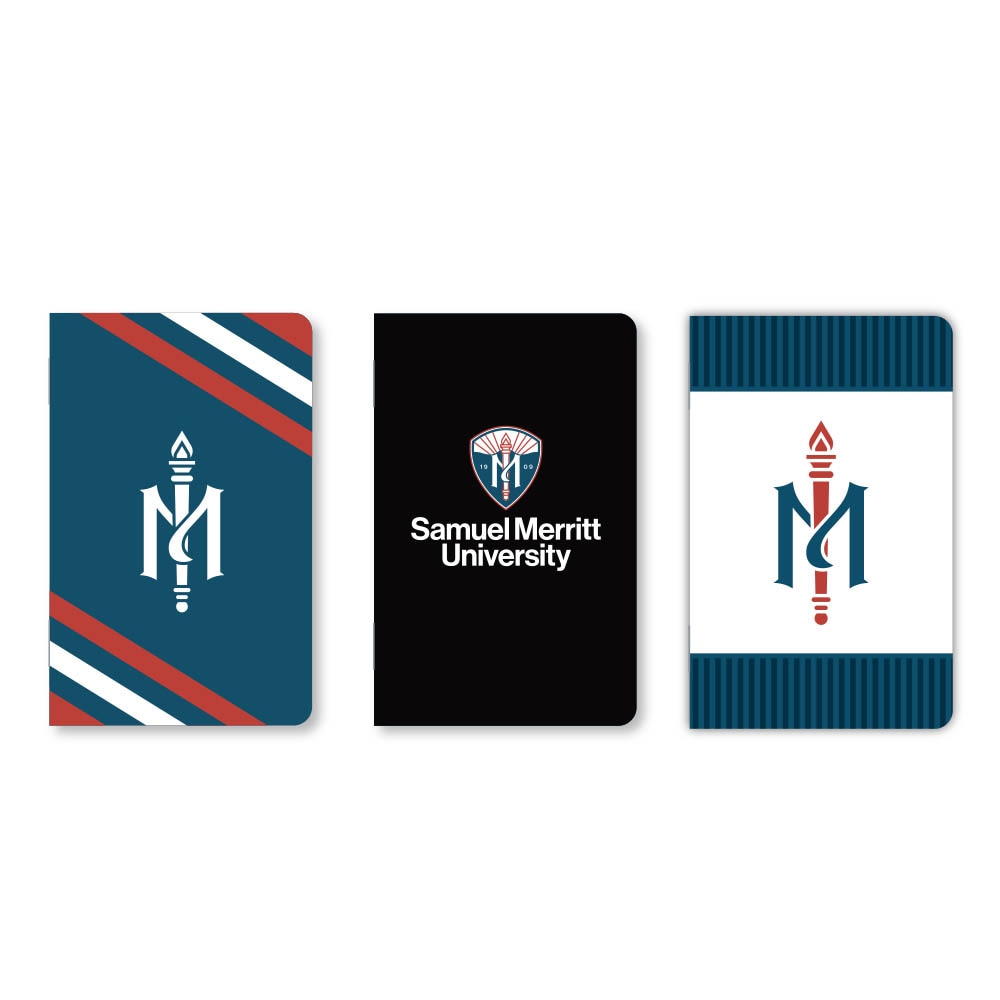 Set of 3 School Spirit Pocket Sized Mini Notebooks