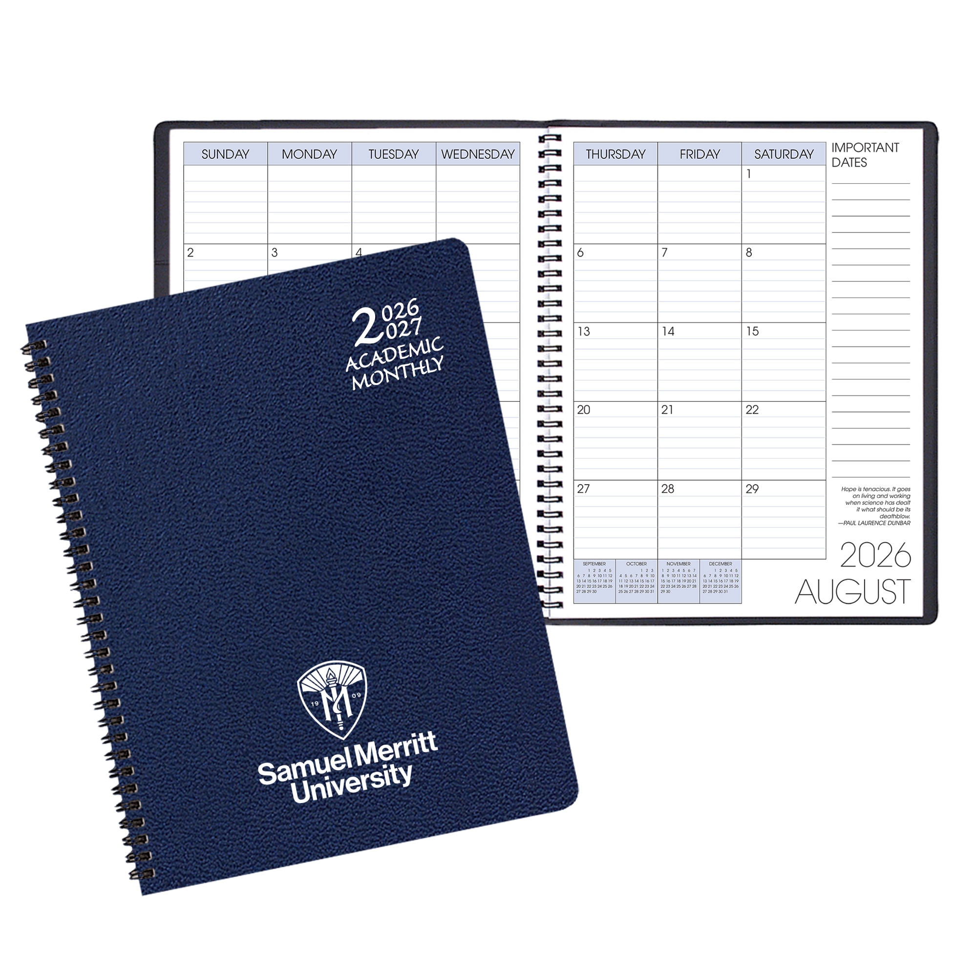 Payne '26-'27 Imprinted Academic Monthly Planner