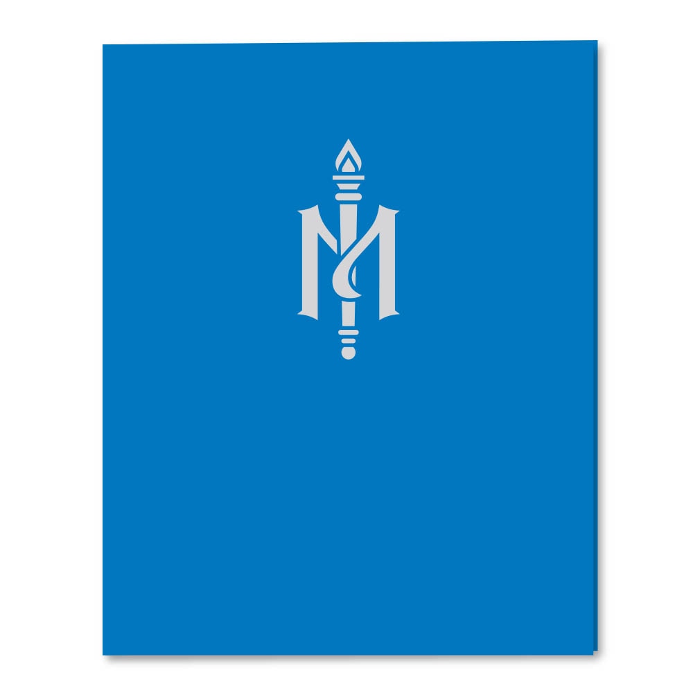 Roaring Twin Pocket Laminated Foil Portfolio 11 x 8.27