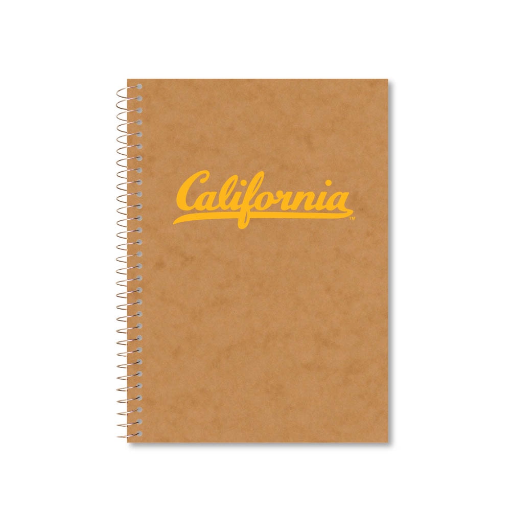 Roaring Premium 3 Subject 9.5 x 6.5 Notebook, College Ruled 20lb Paper, Pressboard Foil Cover
