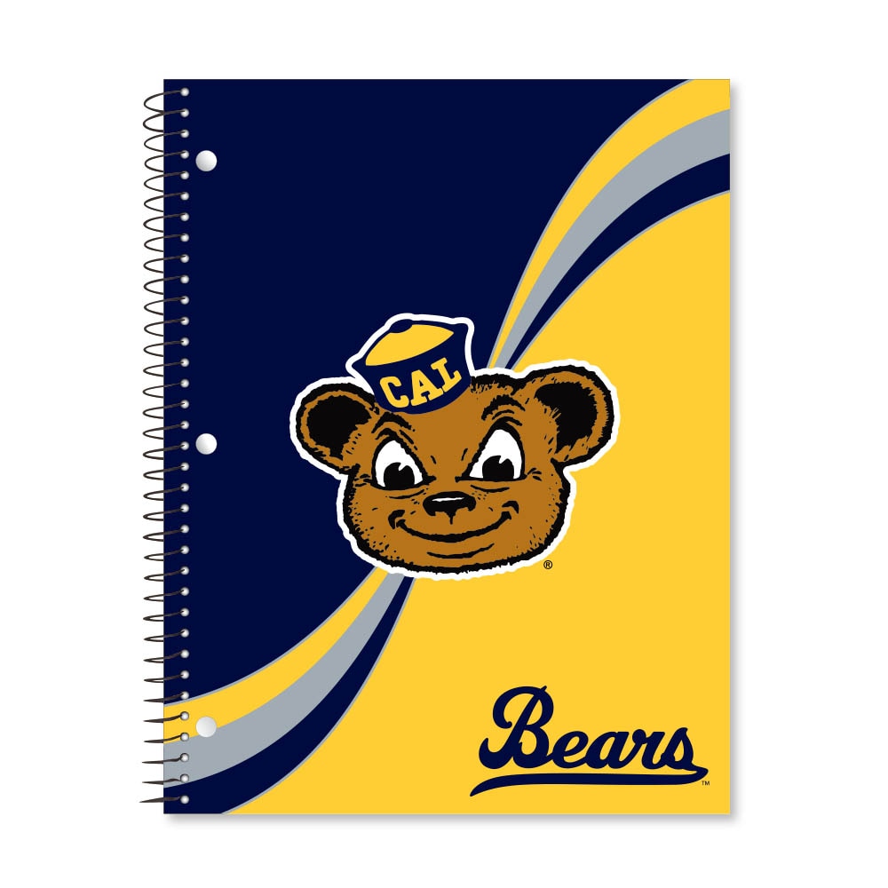 Digi Curve Divide 1 Subject 11"x8.5" 70 Count College Ruled Spiral Notebook