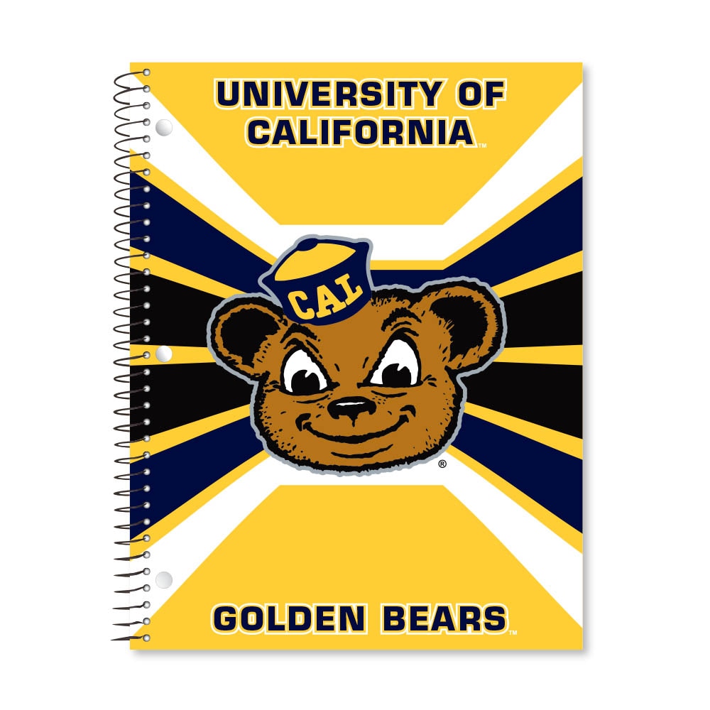 Digi Color Warp 1 Subject 11"x8.5" 70 Count College Ruled Spiral Notebook