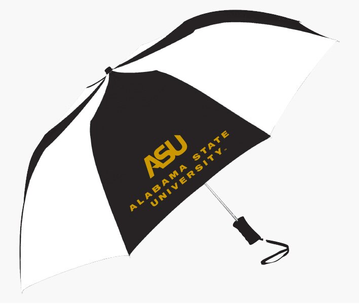 "The Sport" 2-Tone Emblematic Umbrella Automatic Folding 48" Coverage