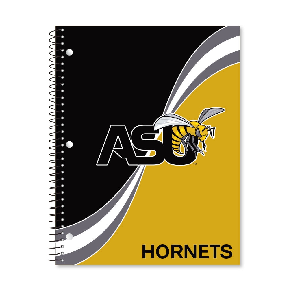 Digi Curve Divide 1 Subject 11"x8.5" 70 Count College Ruled Spiral Notebook