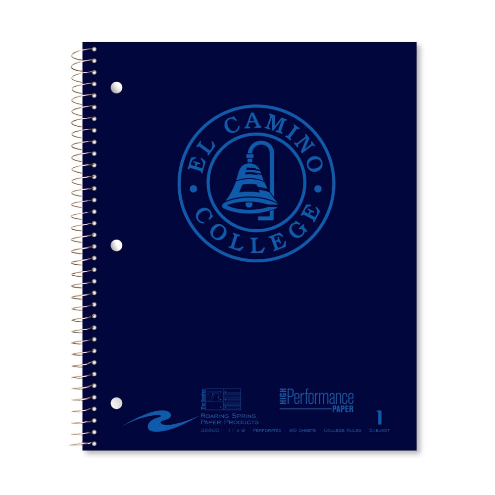 Roaring Premium 1 Subject Notebook, 8.5x11 College Ruled 20lb Paper, Pressboard Foil Cover