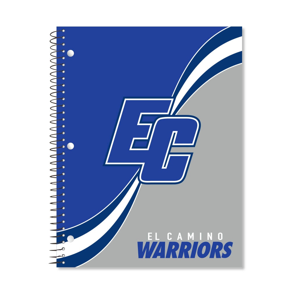 Digi Curve Divide 1 Subject 11"x8.5" 70 Count College Ruled Spiral Notebook